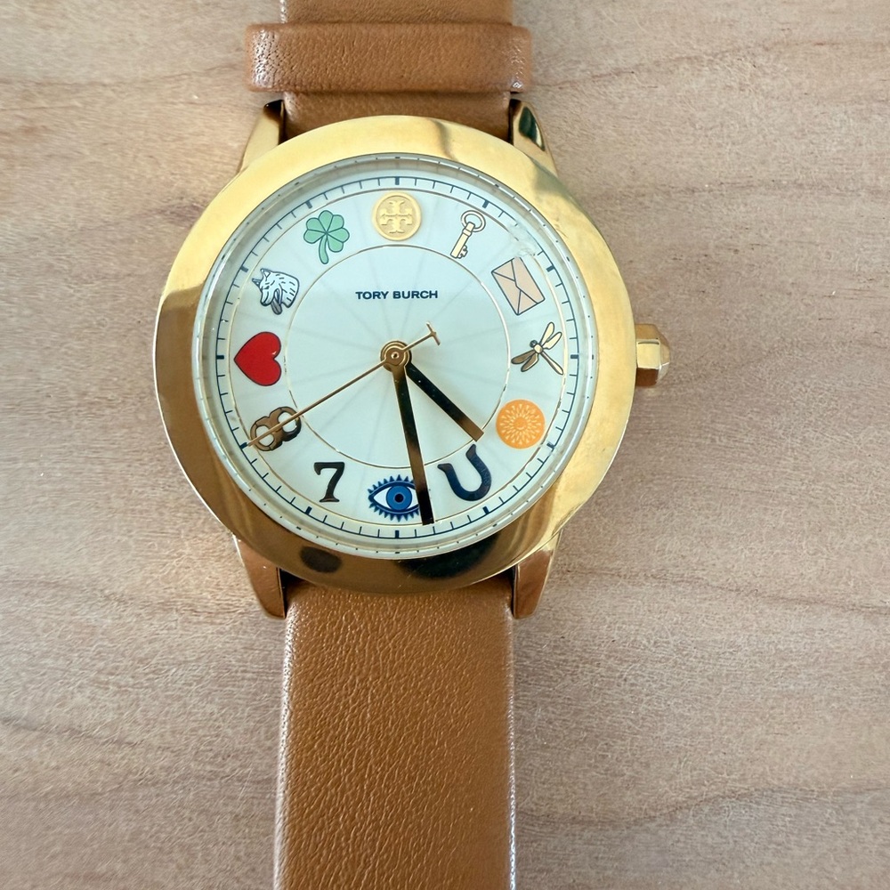 Tory Burch Gigi Charm-Inspired Dial Watch